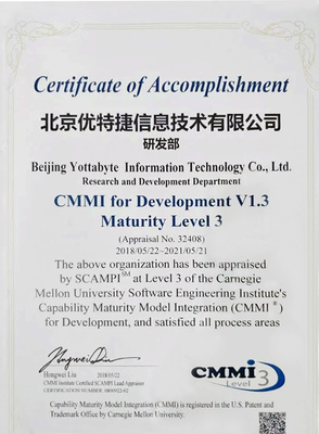 日志易喜获CMMI3认证，成功敲开国际软件竞争大门